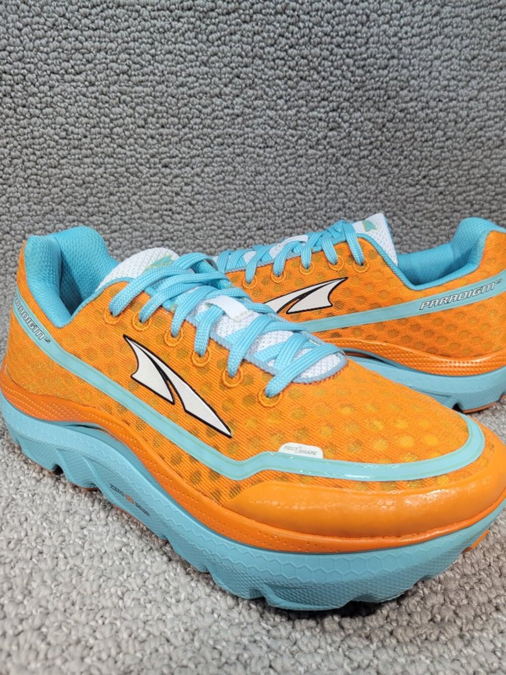 Altra Paradigm 1.5 Zero Drop Women's Size 8.5 Orange Blue Athletic Running Shoes